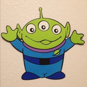ALIEN Toy Story Paper Cricut Cutout Party Decor